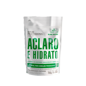 POLVO DECOLORANTE ISSUE ACLARO E HIDRATO BLANC NATURE X 700 G