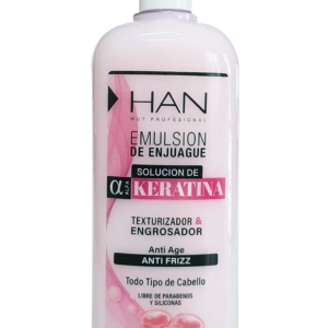 ENJUAGUE ALFA KERATINA ANTI FRIZZ HAN X 500 ml