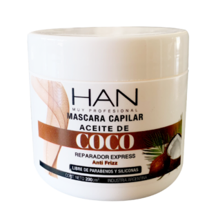 MÁSCARA CON ACEITE DE COCO ANTI FRIZZ X200 ml